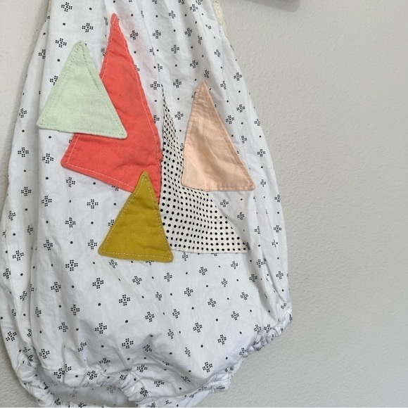 Handmade girls super cute boho triangle shape romper size 1-2 years - Picture 2 of 3